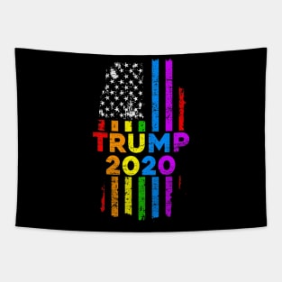 Lgbt Flag Gay For Trump 2020 Tapestry