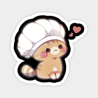 Chef Kitty Magnet