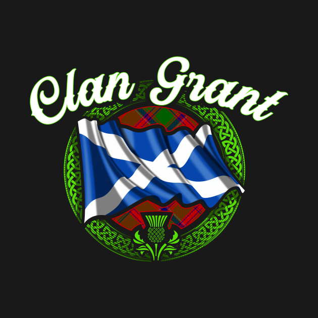 Scottish Flag Clan Grant Clan Grant Crewneck Sweatshirt TeePublic