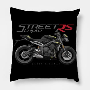 Triumph Street Triple RS 20 black, sl Pillow