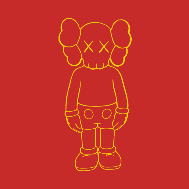 kaws line by masihtitikterluka