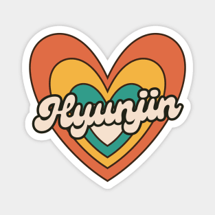 Retro Love Hyunjin SKZ Magnet