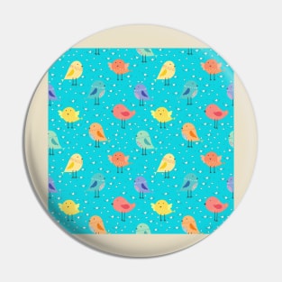 Everybirdy Pattern Pin