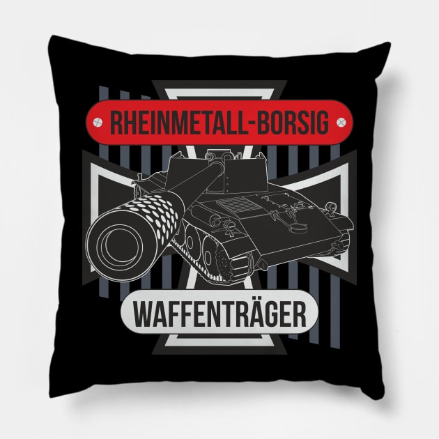 Rheinmetall Borsig Waffenträger Pillow by FAawRay