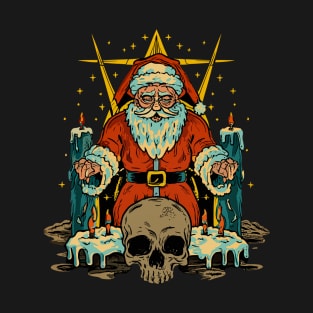 Chains and Bells: Krampus is often portrayed carrying chains, symbolizing the binding of the devil, and bells to create a sinister sound T-Shirt