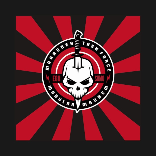 Marauder Task Force Logo Red Starburst by Marauder "Gun-Runners" 