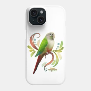 Cinnamon Green Cheek Conure Phone Case