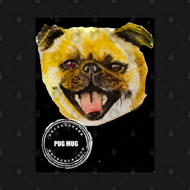 Pug by teenamarie23art