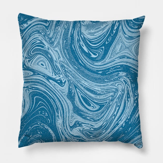 Marble Pattern Neck Gaiter Blue Marble Gator Marble Pillow by DANPUBLIC