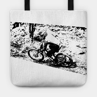 mtb downhill Tote