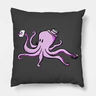 Magic ace octopus Pillow