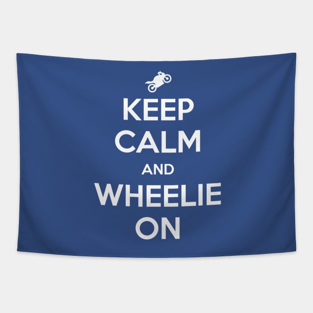 Wheelie On Tapestry by GeekThreadz