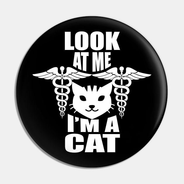 Look at me I'm a cat tee design birthday gift graphic Pin by TeeSeller07