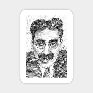 GROUCHO MARX ink portrait .2 Magnet