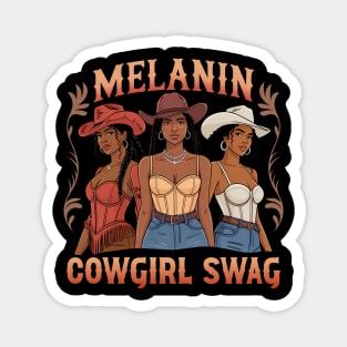Melanin Cowgirl Swag Magnet