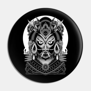 Oni Geisha Pin