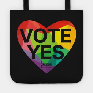 vote yes heart Tote