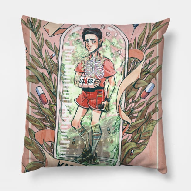 Eddie Kaspbrak Pillow by Mordred's Crown