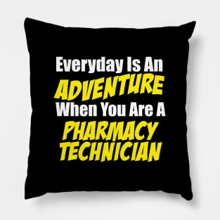 adventure pharmacy tech Pillow