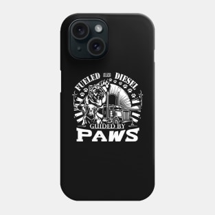 Fueled By Diesel Guided By Paws Phone Case
