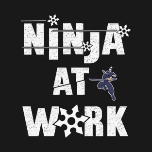 Ninja at Work. T-Shirt