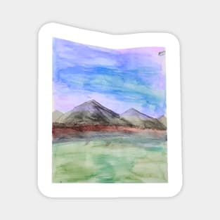 Summertime Mountains Magnet