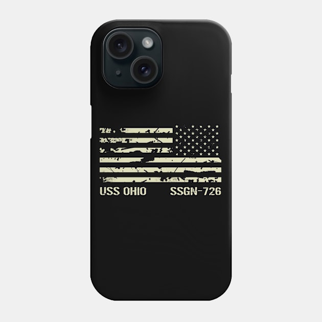 USS Ohio Phone Case by Jared S Davies