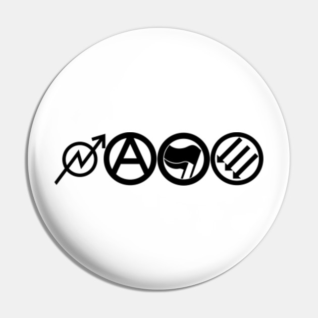 Antifaschistische Antifaschistische Aktion Pin Teepublic