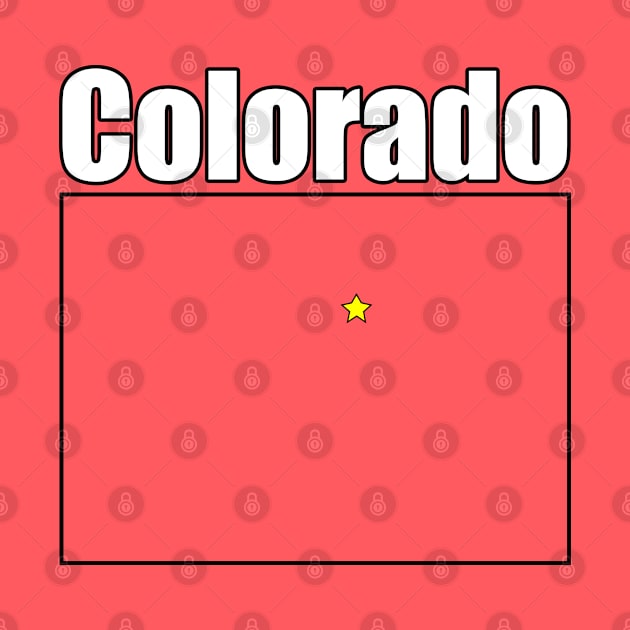 Minimalist Colorado by Patsi Nahmi Designs