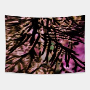 Purple Pink Pine Tapestry