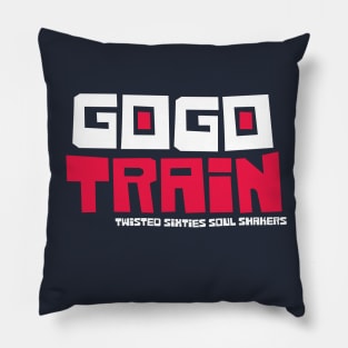 Sixties GoGo Train Pillow