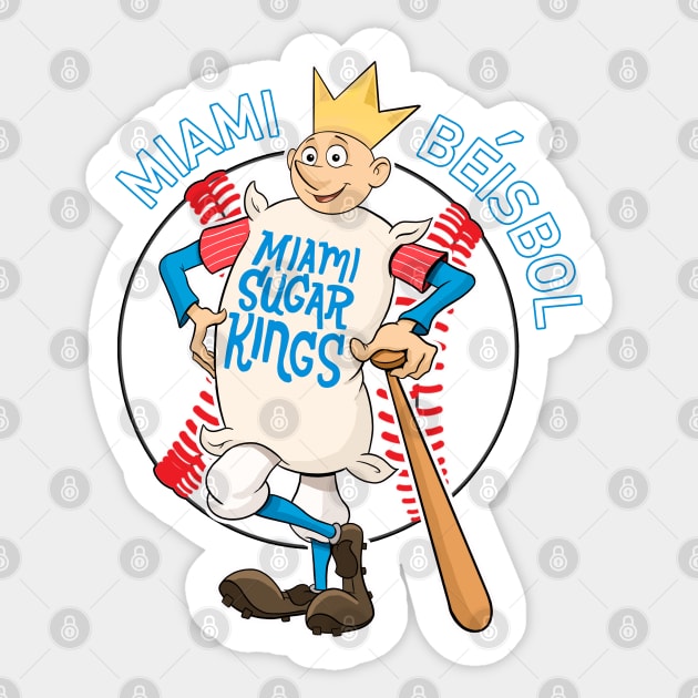 Marlins Baseball Sugar Kings Mascot - Miami Marlins Baseball Team