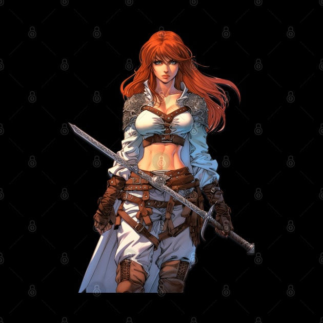 Anime Red Sonja Warrior Queen by ForbiddenGeek