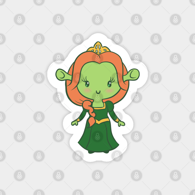 Fiona - Lil' CutiE - Shrek - Sticker