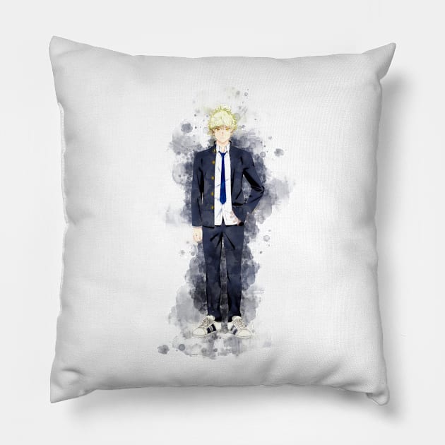 Blue Period - Yatora *Watercolor* Pillow by Stylizing4You