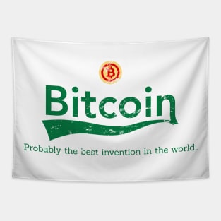 Bitcoin Logo BTC Cryptocurrency Blockchain Tapestry