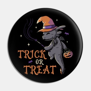 Trick Or Treat Funny Cute Spooky Pin