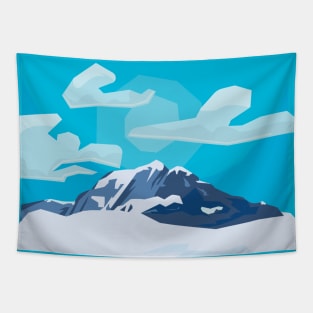 Mountain landscape - Snowy Tapestry