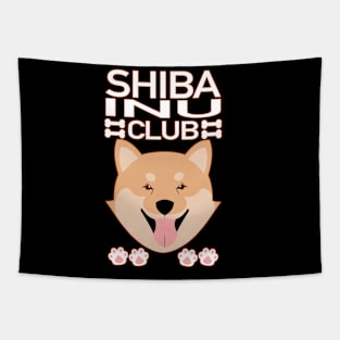 Shiba Inu Club - Blonde Variant Tapestry