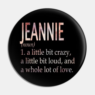 Jeannie Girl Name Definition Pin