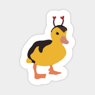 Heart duck Magnet