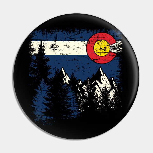 Colorado Flag Mountain' Cool Colorado Flag Pin by ourwackyhome