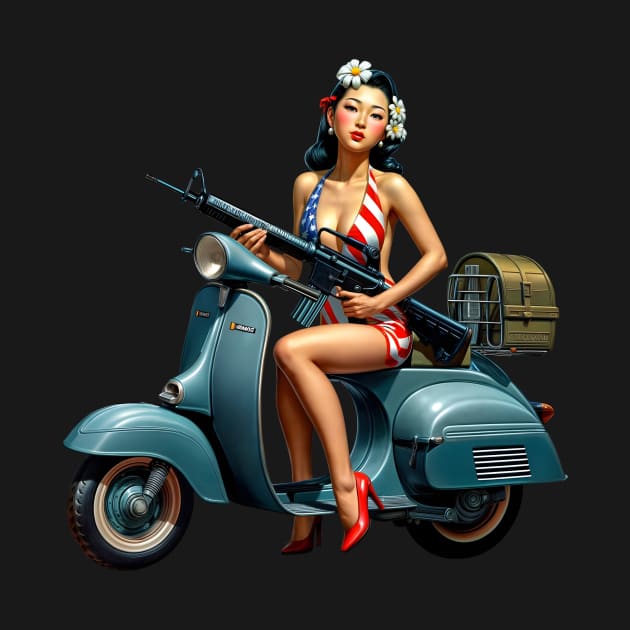 Scooter Girl by Rawlifegraphic