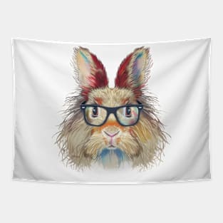Hipster Hare Tapestry