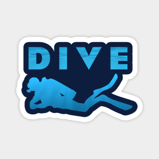 Scuba Diving - Diver - DIVE Magnet