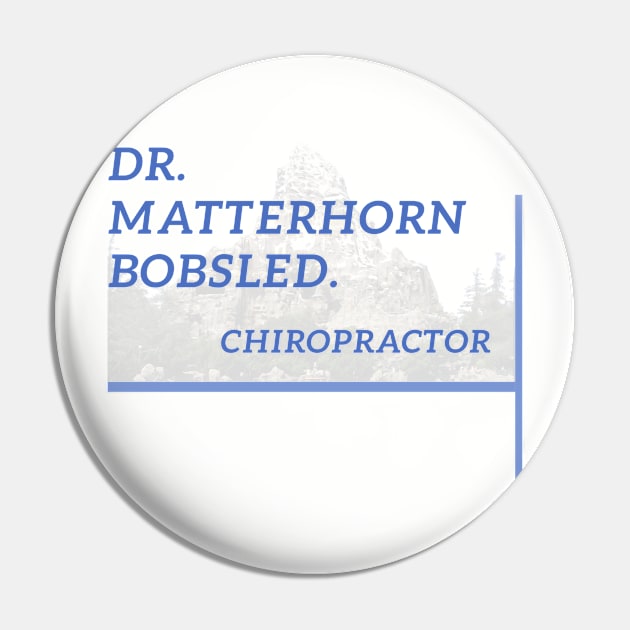 Dr. Matterhorn Bobsled Pin by Of Mice and Main Street Men 