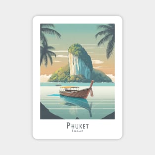 Serene Phuket Thailand Seascape Magnet