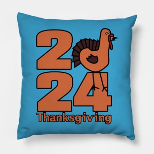 Thanksgiving 2024 Cute Turkey Pillow