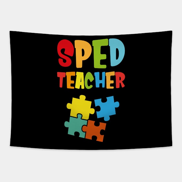 SPED Special Education Teacher educators gift Tapestry by MrTeee