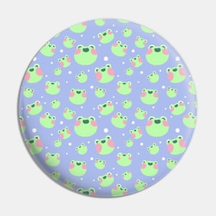 Froggy Pattern Pin